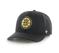 '47 NHL Boston Bruins Cold Zone MVP DP Unisex-Baseballkappe, Verstellbar, Hochwertiges Design, Bruins Badge Logo, Black
