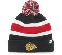 47 NHL CHICAGO BLACKHAWKS BREAKAWAY CUFF KNIT Wintermütze, schwarz, größe UNI OS
