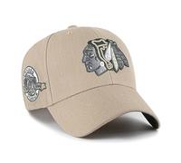 '47 NHL Chicago Blackhawks Cap Basecap Baseballcap Sure Shot Khaki Stadium Kappe