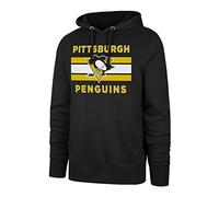 47 NHL Pittsburgh Penguins Hoody Vintage Burnside Kaputzenpullover Hooded Sweater Pullover Schwarz (XL)