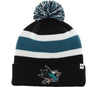 47 NHL SAN JOSE SHARKS BREAKAWAY CUFF KNIT Wintermütze, schwarz, größe UNI OS