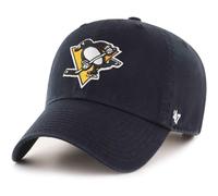 47 NHL Teamfarbe Alternatives Prim rlogo Clean Up Verstellbare Kappe Dad Hat Erwachsene Einheitsgr e - Pittsburgh Penguins Schwarz