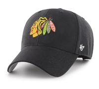 47 NHL Teamfarbe Alternatives Prim rlogo MVP Verstellbare Kappe, Einheitsgr e f r Erwachsene Chicago Blackhawks, Schwarz
