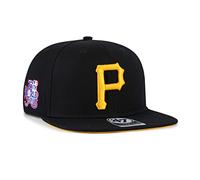 '47 Pittsburgh Pirates Black MLB World Series Sure Shot Captain Cap - One-Size