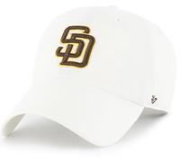 47 San Diego Padres Mütze, weiß, Team-Farbe-Logo, zum Aufräumen, verstellbarer Riemen, Einheitsgröße für Erwachsene
