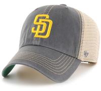 47 San Diego Padres Trucker-Mütze, verstellbar, Einheitsgröße, Grau, Grau, Einheitsgre