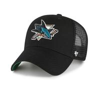 47 Brand Trucker-Kappe Branson MVP – San Jose Sharks – verstellbar – Schwarz One-Size