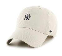 47 Brand Kappe Base Runner MLB New York Yankees Clean Up verstellbar Natural Uni