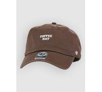 '47 Brand Adjustable CLEAN UP Cap - Slogan Phrase Coffee Hat Kaffee Kappe
