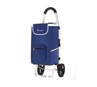 56 L Einkauf Trolley Einkaufswagen Shopping Trolley Tasche Aluminium Stabil Blau