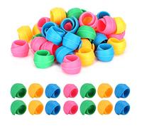 48PCS Silicone Thread Spools Saver, Huggers Bobbin Thread Spool Holder Organizer Embroidery Machine Accessories for Sewing Machine