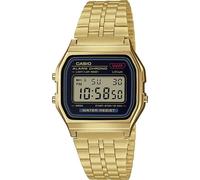 4971850946540 CASIO Casio Quarz Armbanduhr A159WGEA-1EF (L x B x H) 36.8 x 32.2 x 8.2 mm Gold Gehäusematerial=Harz Material (Armband)=Edelstahl Camel/Vanille