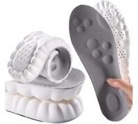 4D-Einlegesohlen, 4D-Cloud-Technologie-Einlegesohle, Mittelfuß-orthopädische Einlegesohlen, Fußgewölbeunterstützung, Einlagen für Metatarsalgie, Plantarfasziitis, Fußballen-Schmerzlinderung (43-44,