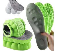 4D Insoles-4D Cloud Technology Insole,Metatarsal Orthotic Insoles Arch Supports Inserts, High-Elastic Shock-Absorbing Insoles,Plantar Fasciitis, Ball of Foot Pain Relief (41-42, green)