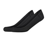 4er Pack camano Comfort Laser-Cut Antirutsch Füßlinge Damen 9999 - black 39-42