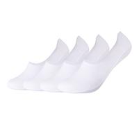 Füßlinge CAMANO "Füßlinge 4er Pack" Gr. 35/38, weiß (white) Damen Socken (31512559-35) white