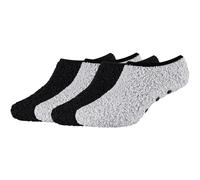 4er Pack camano Cosy Antirutsch Sneakersocken Damen 9999 - black 35-38