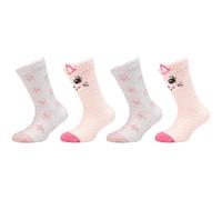 Socken CAMANO "Socken 4er Pack", Damen, Gr. 27-30, rosa (pink dogwood), 98% Polyester, 2% Elasthan, gemustert, Socken Socken (31399205-27) pink dogwood