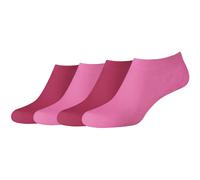 4er Pack camano Fine Invisible Sneakersocken Damen 4454 - phlox pink 35-38