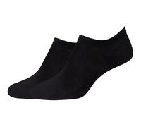 4er Pack camano Fine Invisible Sneakersocken Damen 9999 - black 39-42
