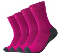 4er Pack camano Pro Tex Crew Funktionssocken 4710 - raspberry 39-42