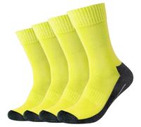4er Pack camano Pro Tex Crew Funktionssocken 7500 - lime 35-38
