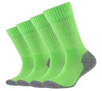 4er Pack camano Pro Tex Crew Socken Kinder 0080 - green flash 39-42