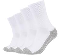 4er Pack camano Pro Tex Diabetiker Ankle Socken 1000 - white 35-38