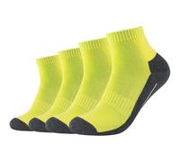 4er Pack camano Pro Tex Quarter Funktionssocken 7500 - lime 35-38
