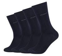 4er Pack camano Soft Bamboo Crew Socken 5999 - navy 39-42