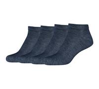 4er Pack camano Soft Bamboo Sneakersocken 5500 - denim melange 43-46