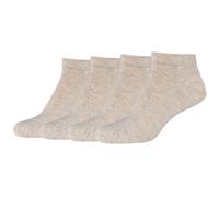 Sneakersocken CAMANO, Damen, Gr. 35-38, beige (nature melange), Viskose, Polyamid, Elasthan, unifarben, normal, Socken, mit druckfreinem Bündchen (68641034-35) nature melange
