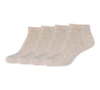 4er Pack camano Soft Bamboo Sneakersocken 8200 - nature melange 41-46