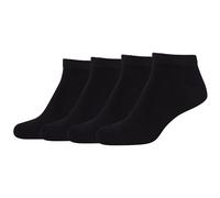 Sneakersocken CAMANO "Sneakersocken 4er Pack" Gr. 39/42, schwarz (black) Damen Socken (57124520-39) black
