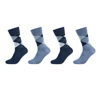4er Pack camano Soft Classic Argyle Crew Socken Herren 5310 - infinity 39-42