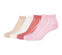 4er Pack camano Soft Originals Bio-Baumwolle Ajour Sneakersocken Damen 4146 - almond blossom 35-38