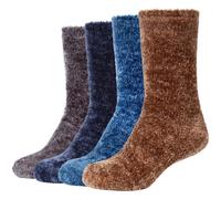 Socken CAMANO "Socken 4er Pack", Damen, Gr. 39-42, burro, 69% Polyester, 29% Polyester, 2% Elasthan, uni, Socken Socken, 4er Pack Mit pflegendem Aloe Vera Effekt (46290829-39) burro