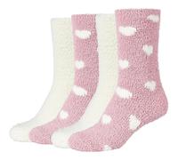 Socken CAMANO "warm & cozy", Damen, Gr. 35-38, dusty rose, Elasthan, Polyester, unifarben, Socken Socken, mit elastischem Bund (83993331-35) dusty rose