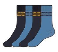 4er Pack CAMP DAVID Casual Legend Crew Socken Herren 5455 - paris blue 39-42