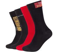 Socken CAMP DAVID "casual", Damen, Gr. 39-42, mindset schwarz, Baumwollmischung, unifarben, Socken Socken, mit elastischem Bund (84166325-39) mindset schwarz