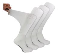 4er-Pack lange Bambus-Socken für Diabetiker mit Grips für Männer und Frauen EU 46 - 48