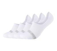 4er Pack Mustang True Denim Originals Bio-Baumwolle Füßlinge Herren 1000 - white 43-46