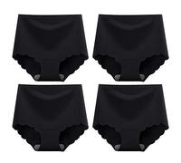 4er-Pack Nahtlose Slips Damen Modal Unterhosen Panties Schlüpfer Mehrpack