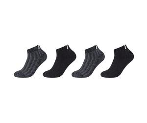 4er Pack s.Oliver Cosy Rib Sneakersocken 9999 - black 39-42