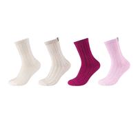 4er Pack s.Oliver Cosy Sustainable Rib Crew Socken 4150 - lavender 39-42
