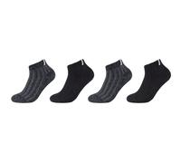 4er Pack s.Oliver Cosy Sustainable Rib Sneakersocken 9999 - black 43-46