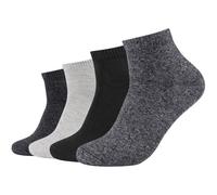 Kurze Socken im 4er-Pack 39-42 schwarz|grau 6007861.9901.39-42