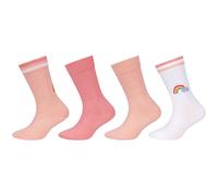 4er Pack s.Oliver Essentials recycelte Tennissocken Kinder 4430 - flamingo plume 35-38
