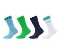 4er Pack s.Oliver Essentials recycelte Tennissocken Kinder 5194 - alaskan blue 27-30