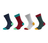 4er Pack s.Oliver Hygge Organic Rib Crew Socken Kinder 3780 - biking red 35-38